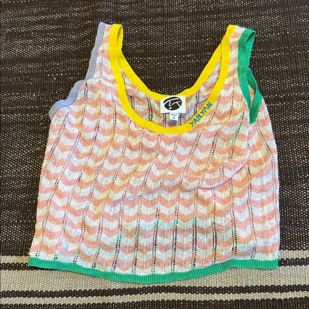 Yanyan Knit Pointelle Top
